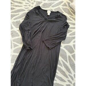 Black Chico’s Criss Cross Top Short Sleeve Shift Dress